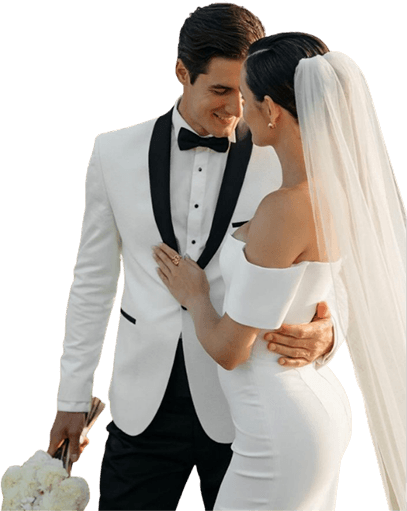 Novia con vestido de boda